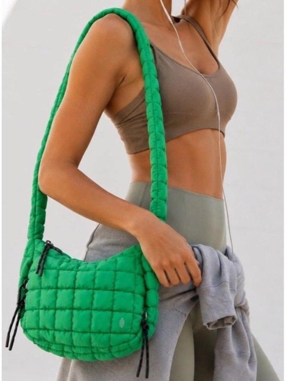 Free People Quilted Baby Carryall Sling Bag NWT